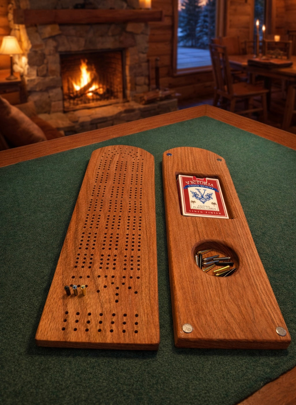 Handmade Hard Wood Cribbage Boards