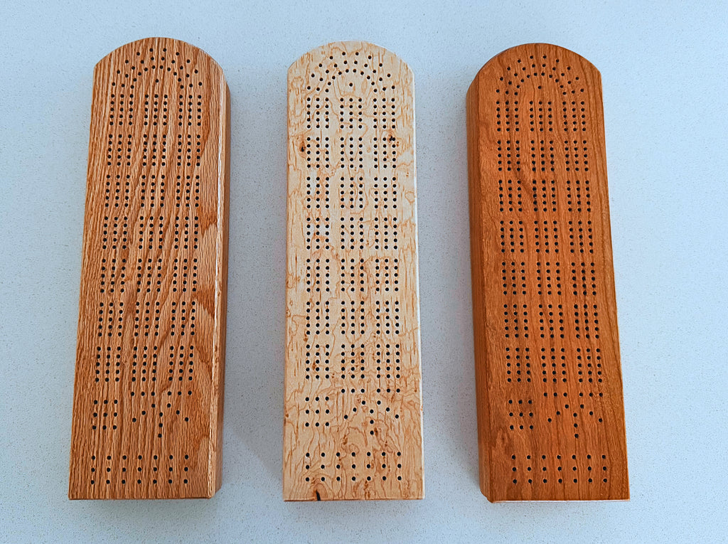 Handmade Hard Wood Cribbage Boards