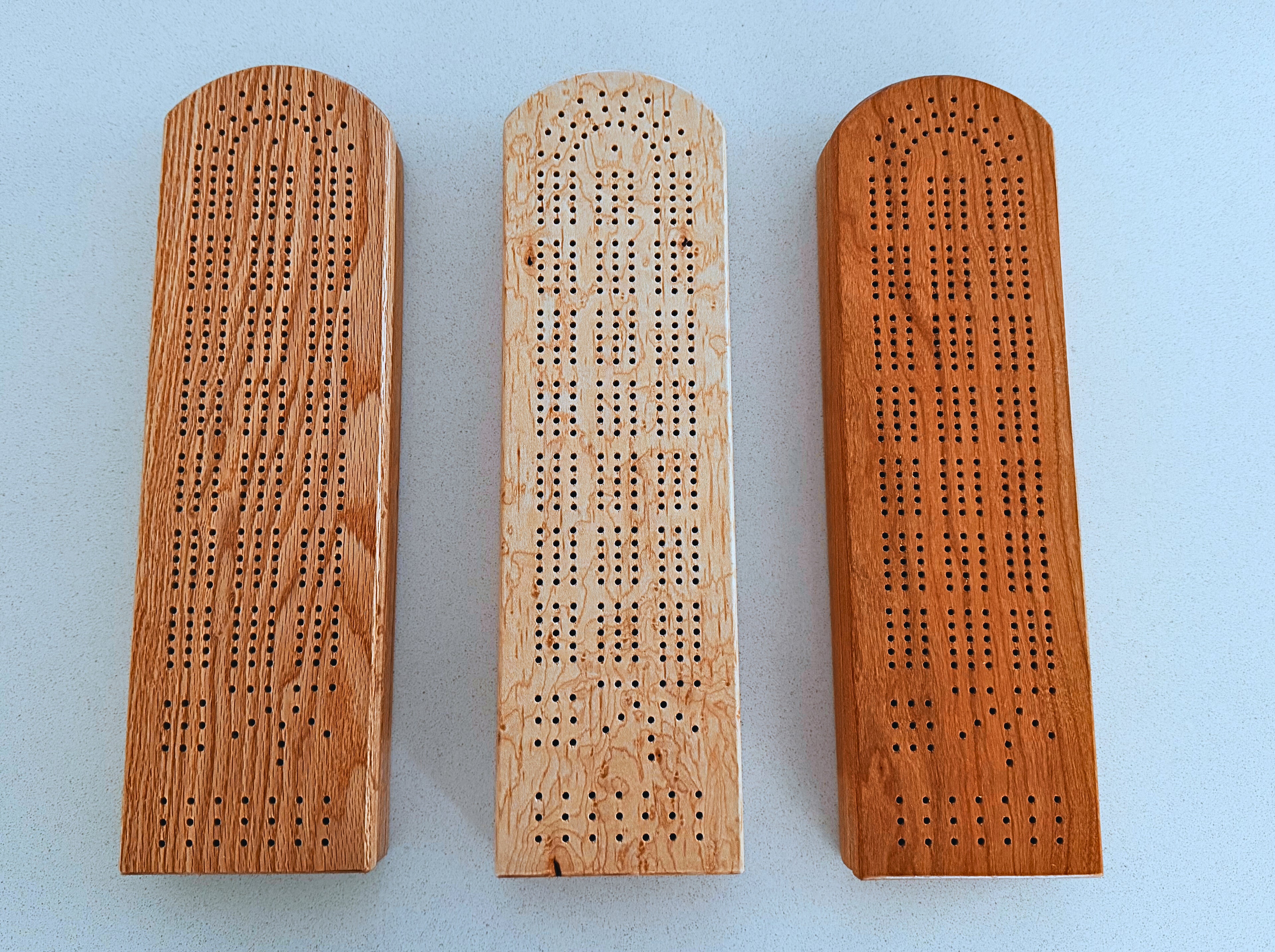 Handmade Hard Wood Cribbage Boards